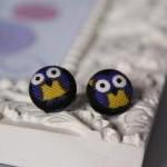 Kawaii Owl Fabric Covered B..